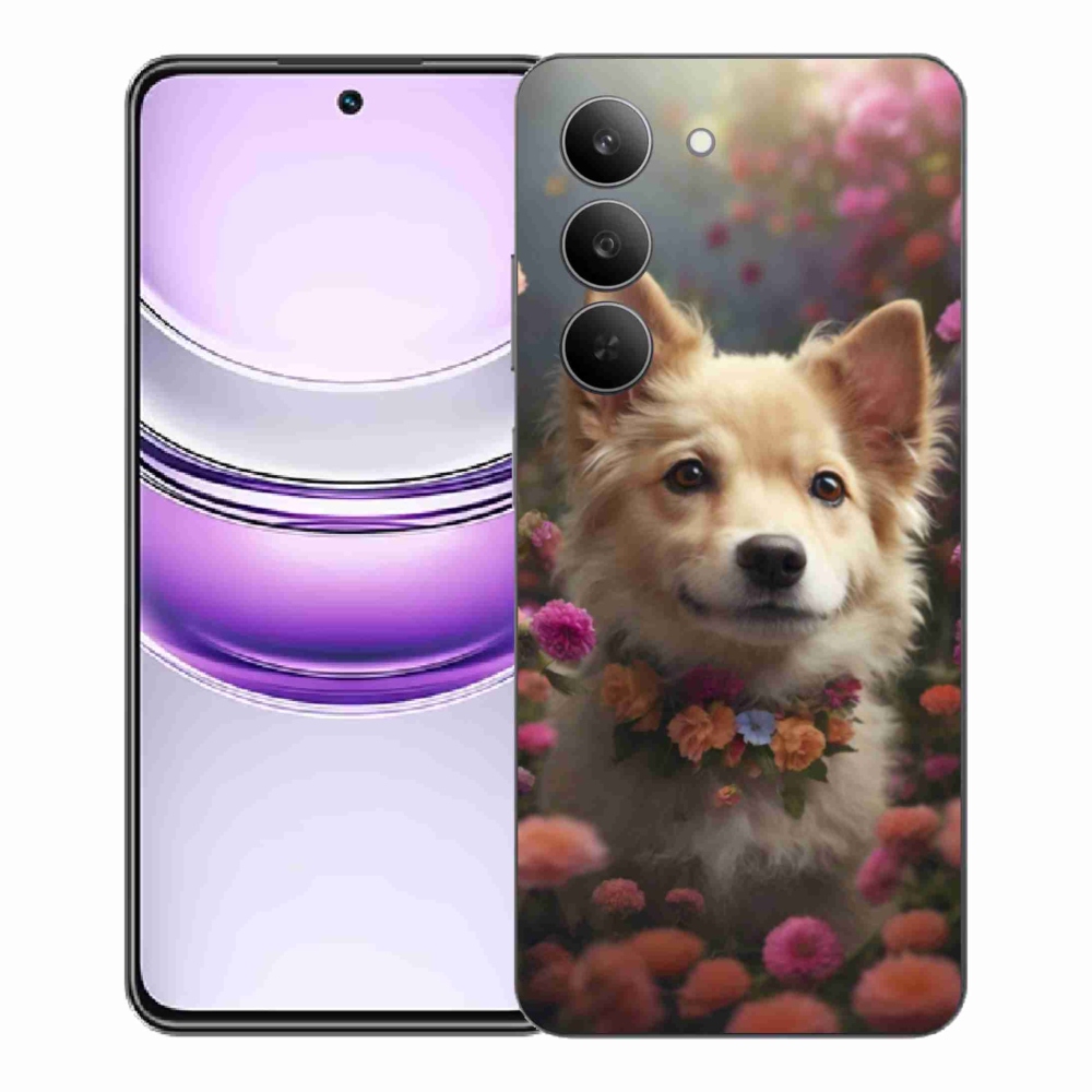 Gelový kryt mmCase na Realme 14x 5G - německý špic
