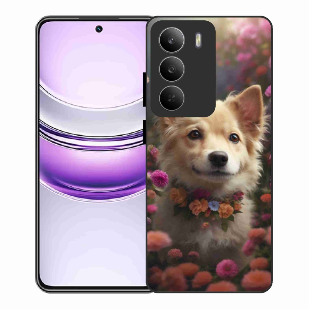 Gelový kryt mmCase na Realme 14x 5G - německý špic