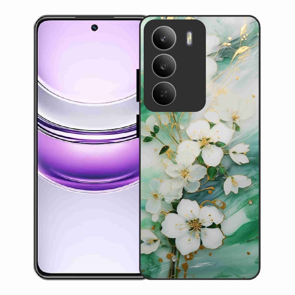 Gelový kryt mmCase na Realme 14x 5G - něžné květy