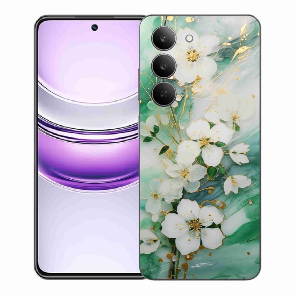Gelový kryt mmCase na Realme 14x 5G - něžné květy