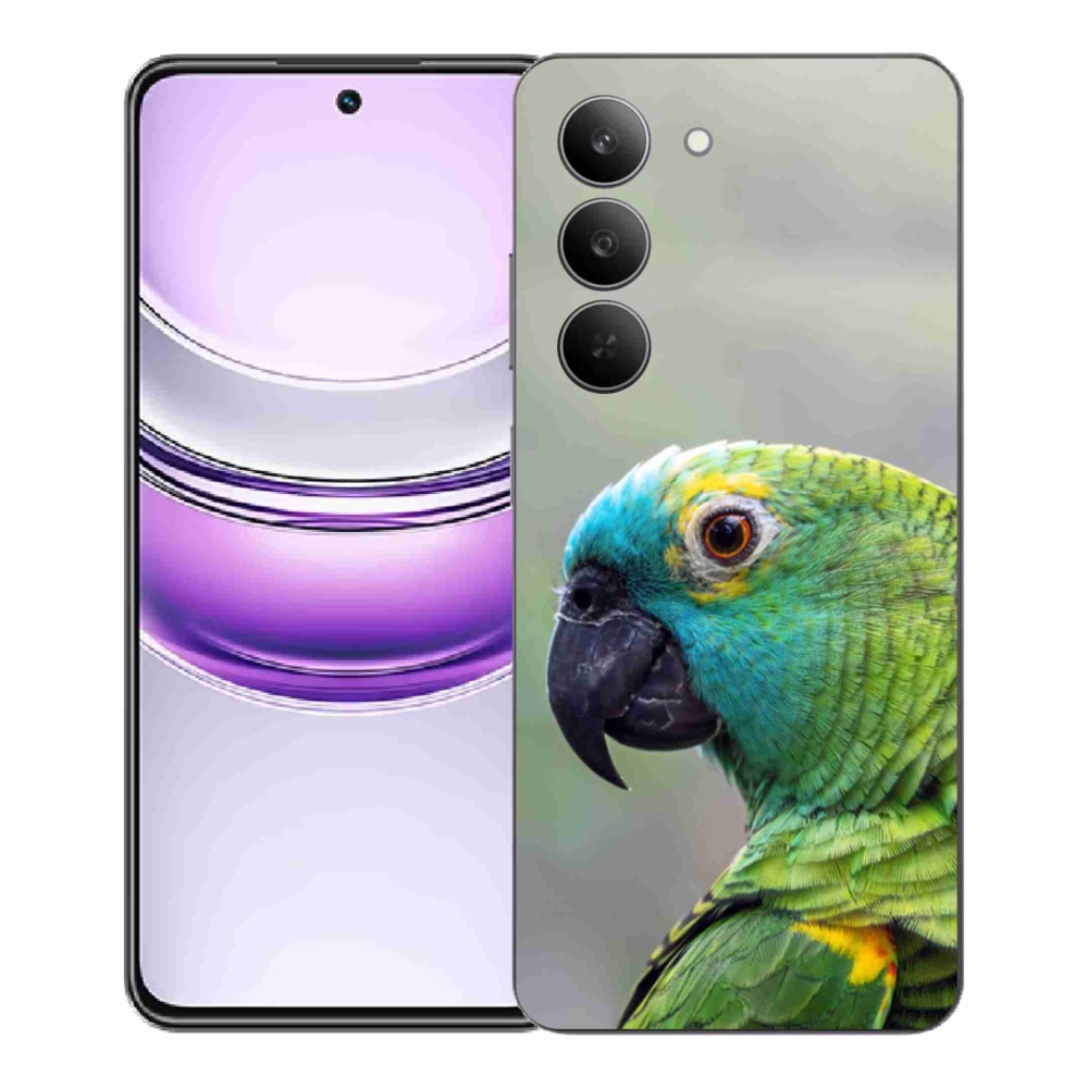 Gelový kryt mmCase na Realme 14x 5G - papoušek amazoňan
