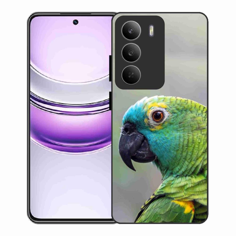 Gelový kryt mmCase na Realme 14x 5G - papoušek amazoňan