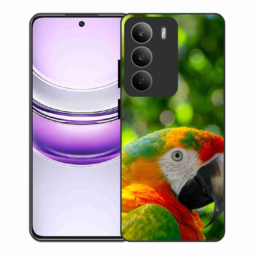 Gelový kryt mmCase na Realme 14x 5G - papoušek ara 3