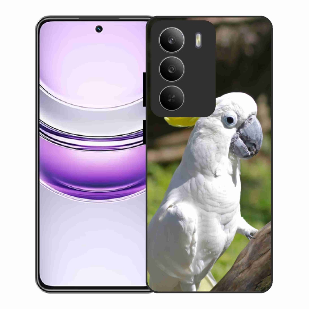 Gelový kryt mmCase na Realme 14x 5G - papoušek kakadu 2