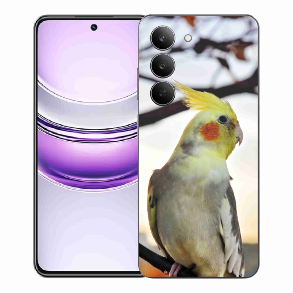 Gelový kryt mmCase na Realme 14x 5G - papoušek korela