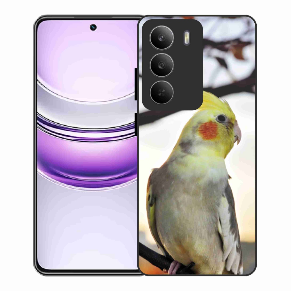 Gelový kryt mmCase na Realme 14x 5G - papoušek korela