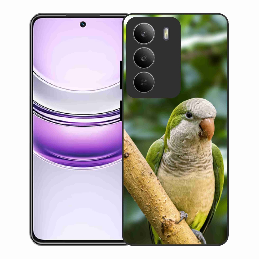 Gelový kryt mmCase na Realme 14x 5G - papoušek mníšek