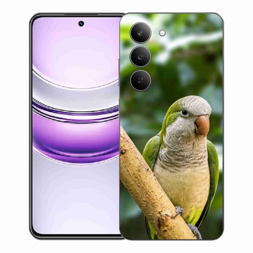 Gelový kryt mmCase na Realme 14x 5G - papoušek mníšek