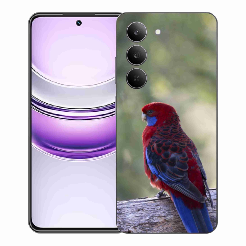 Gelový kryt mmCase na Realme 14x 5G - papoušek rosela
