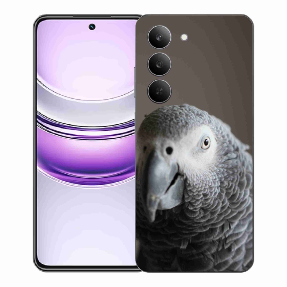 Gelový kryt mmCase na Realme 14x 5G - papoušek žako 2