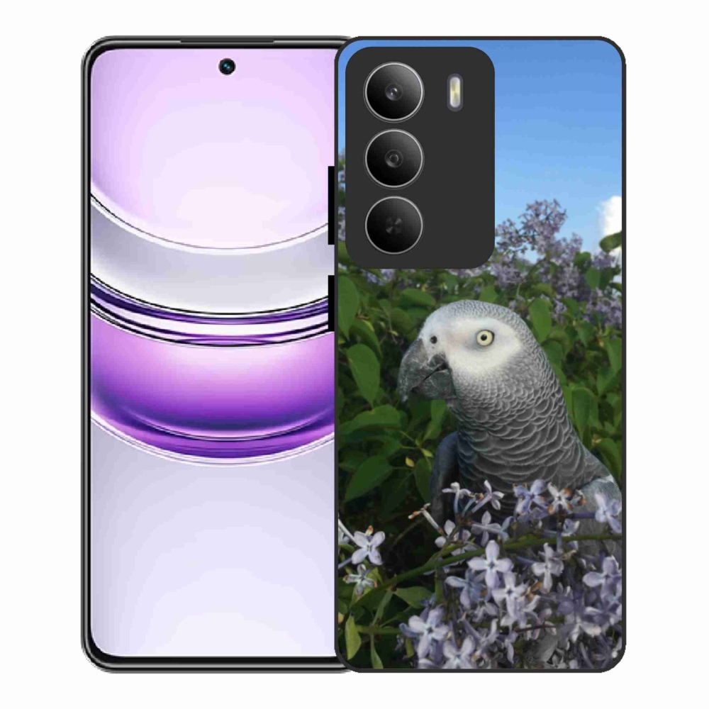 Gelový kryt mmCase na Realme 14x 5G - papoušek žako