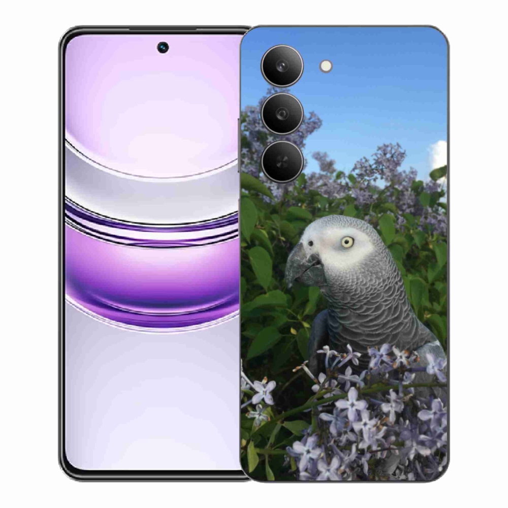 Gelový kryt mmCase na Realme 14x 5G - papoušek žako