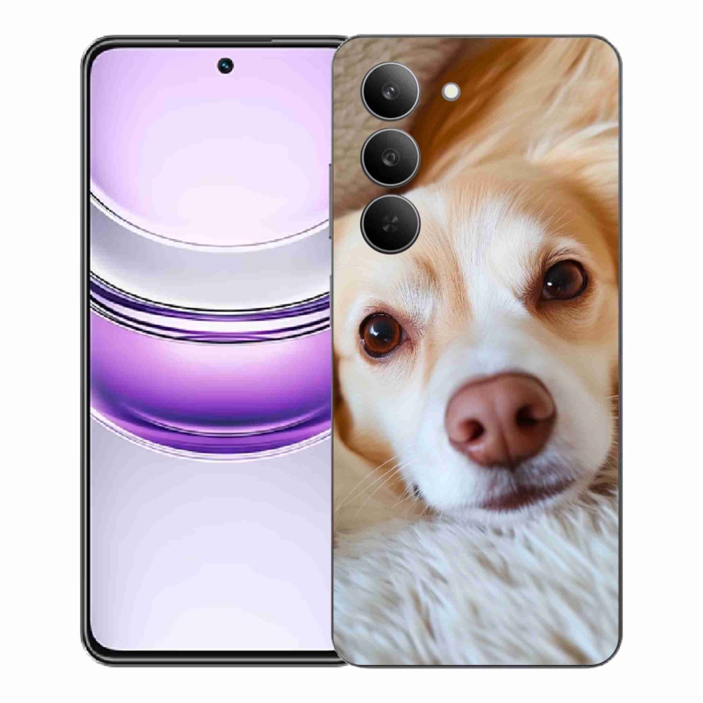 Gelový kryt mmCase na Realme 14x 5G - Roztomilá čivava