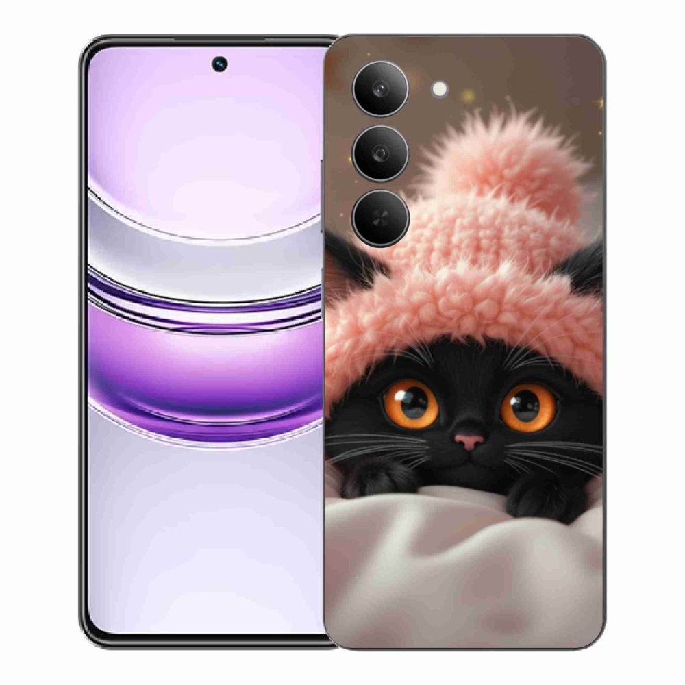 Gelový kryt mmCase na Realme 14x 5G - roztomilé kotě 7
