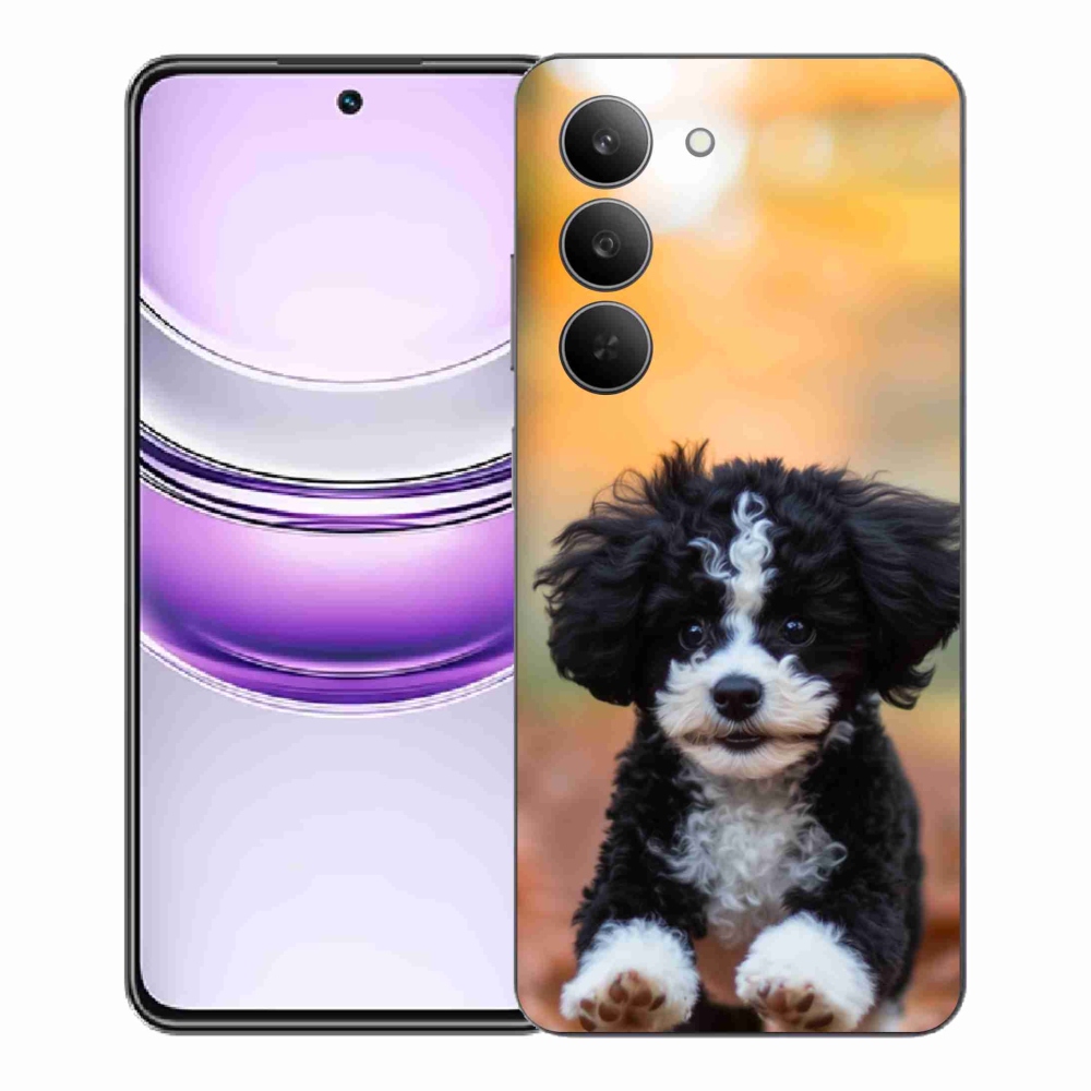 Gelový kryt mmCase na Realme 14x 5G - roztomilé štěně 2