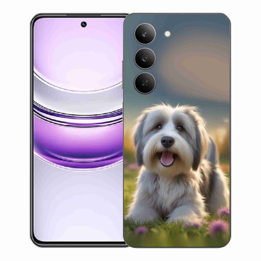 Gelový kryt mmCase na Realme 14x 5G - roztomilý havanský psík