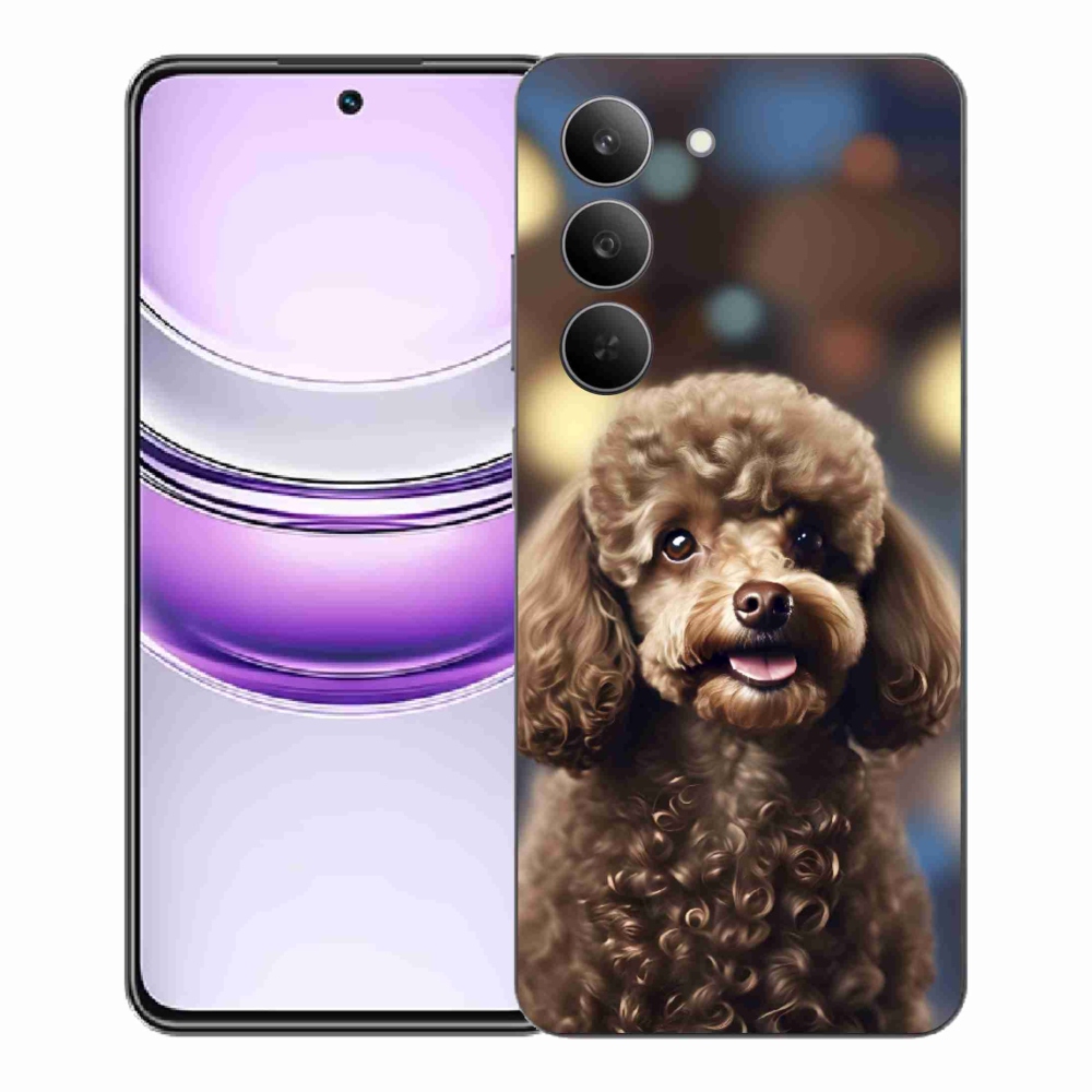 Gelový kryt mmCase na Realme 14x 5G - roztomilý pudl