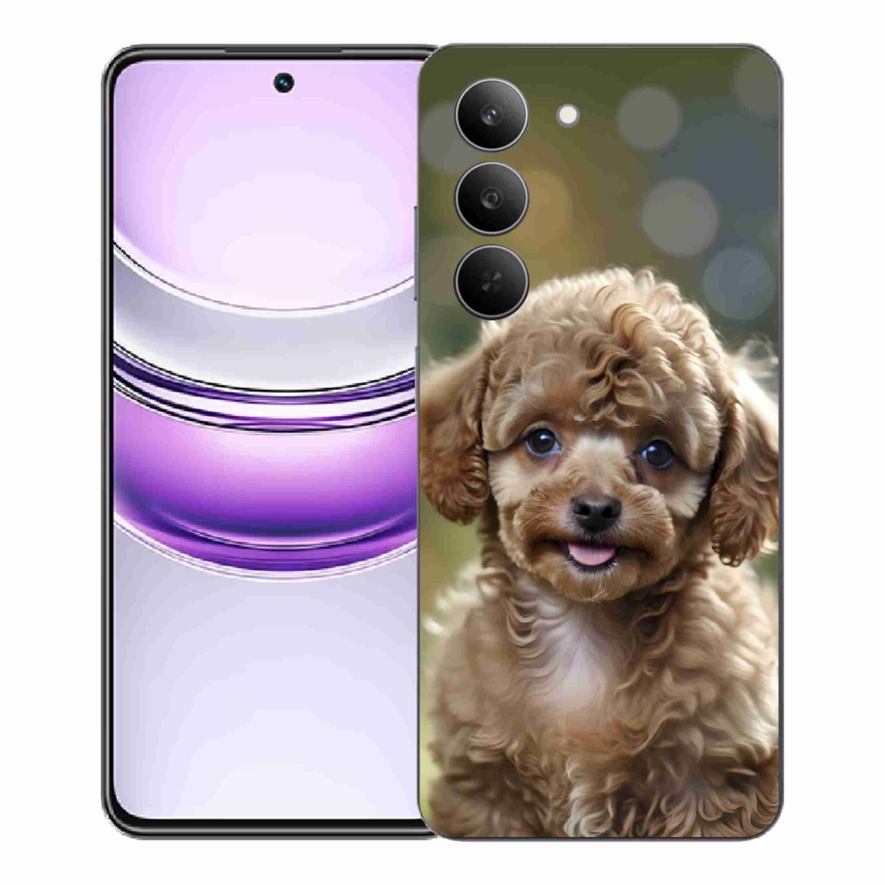 Gelový kryt mmCase na Realme 14x 5G - roztomilý pudl