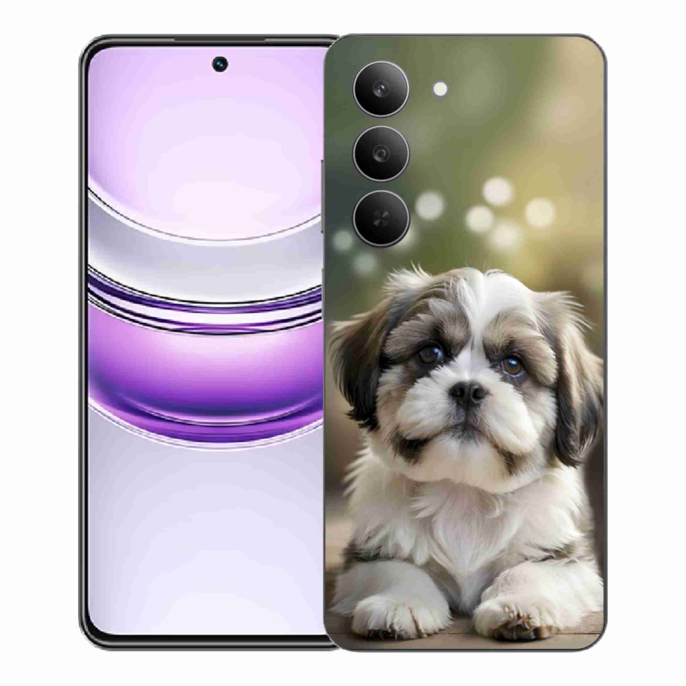 Gelový kryt mmCase na Realme 14x 5G - roztomilý shih-tzu