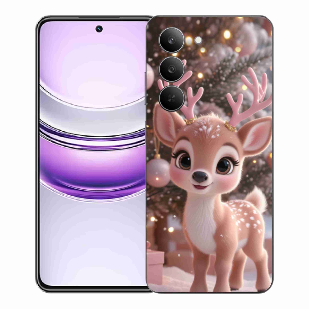 Gelový kryt mmCase na Realme 14x 5G - roztomilý sob