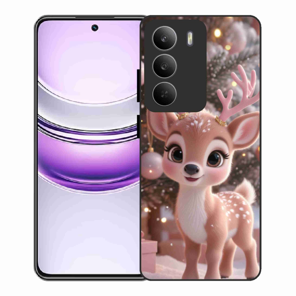 Gelový kryt mmCase na Realme 14x 5G - roztomilý sob