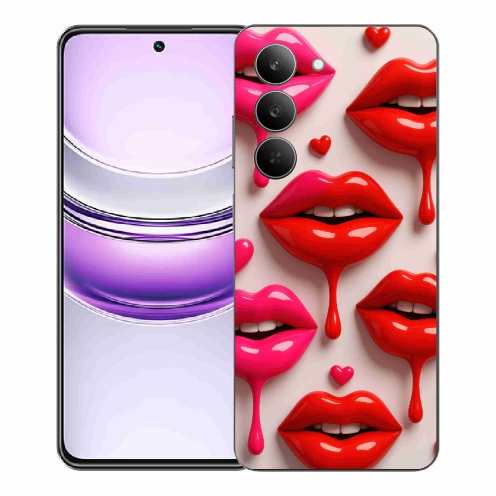 Gelový kryt mmCase na Realme 14x 5G - rty 2