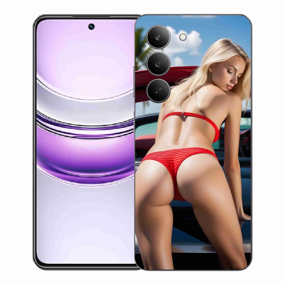Gelový kryt mmCase na Realme 14x 5G - sexy žena 2