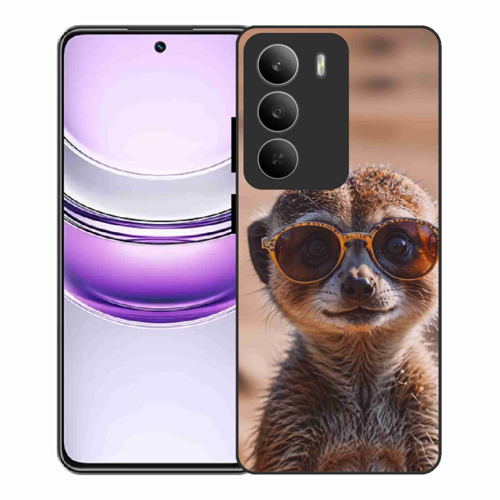 Gelový kryt mmCase na Realme 14x 5G - stylová surikata