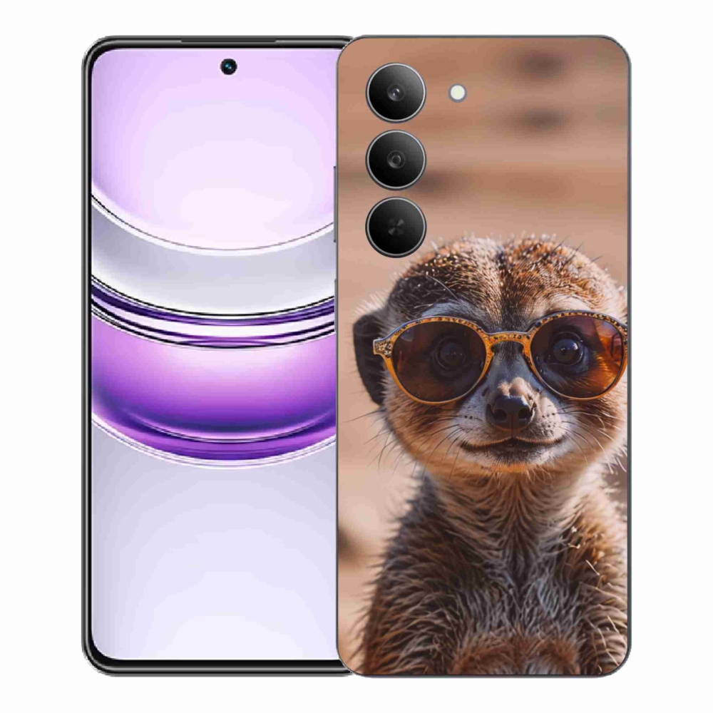 Gelový kryt mmCase na Realme 14x 5G - stylová surikata