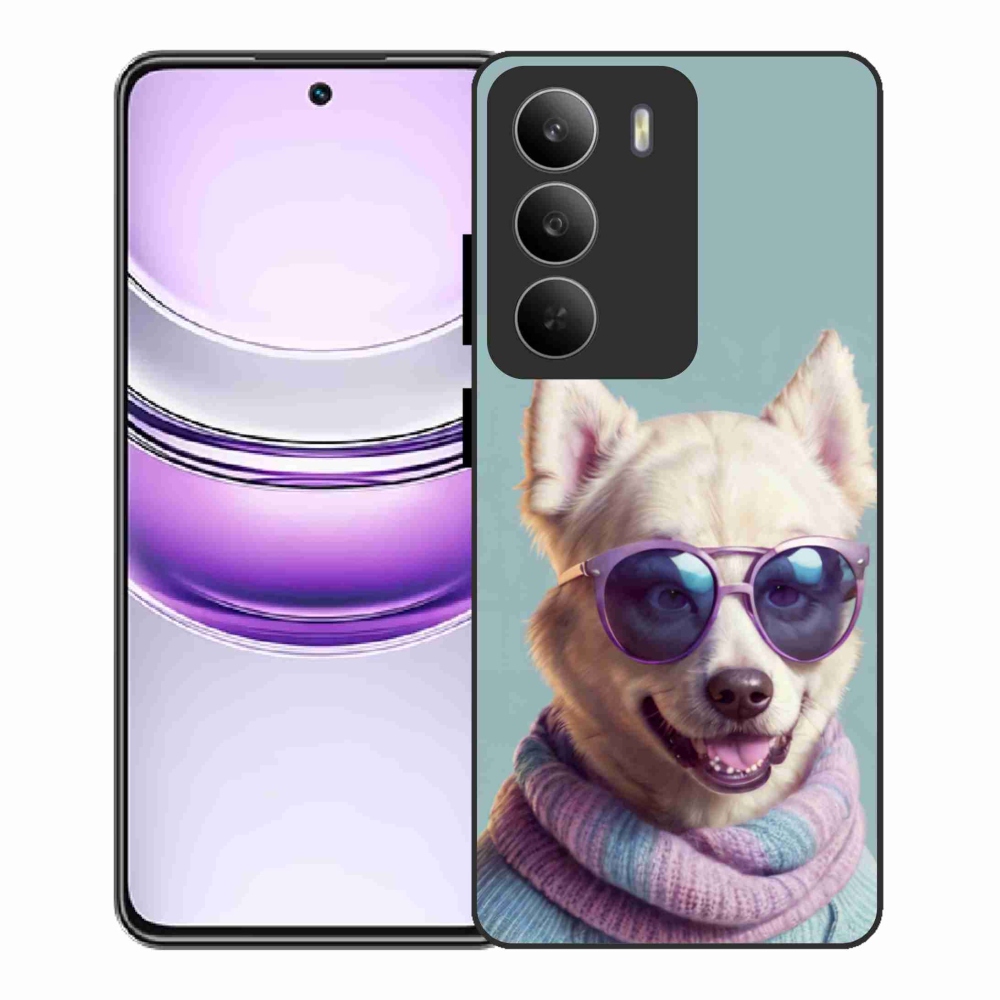 Gelový kryt mmCase na Realme 14x 5G - stylový německý špic