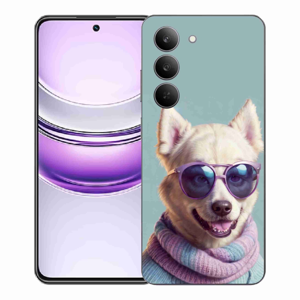 Gelový kryt mmCase na Realme 14x 5G - stylový německý špic