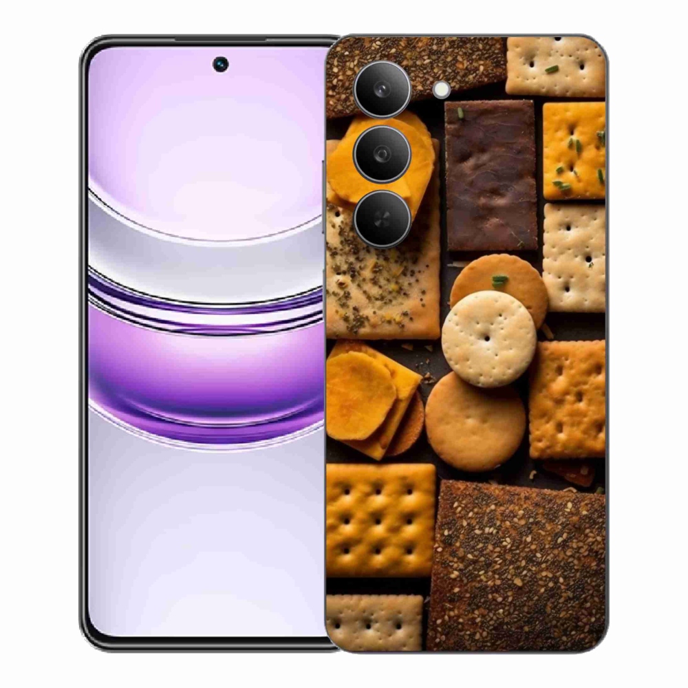 Gelový kryt mmCase na Realme 14x 5G - sušenky