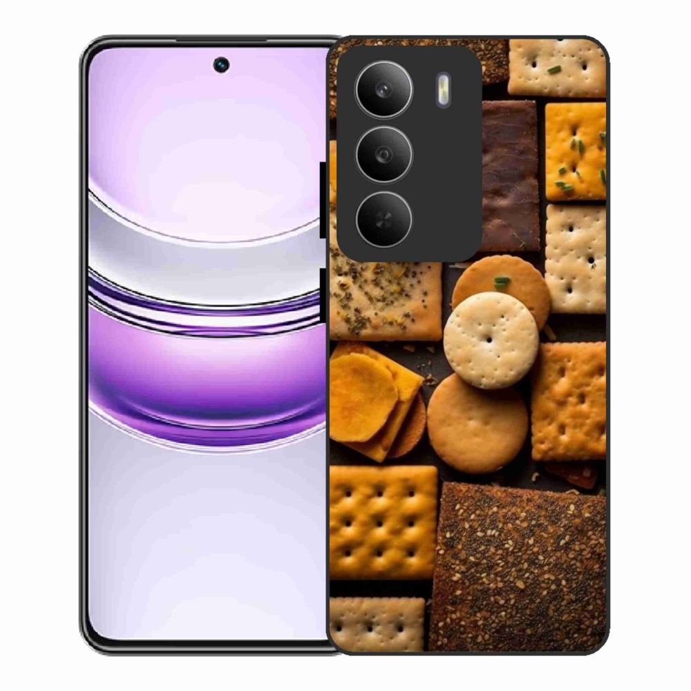 Gelový kryt mmCase na Realme 14x 5G - sušenky