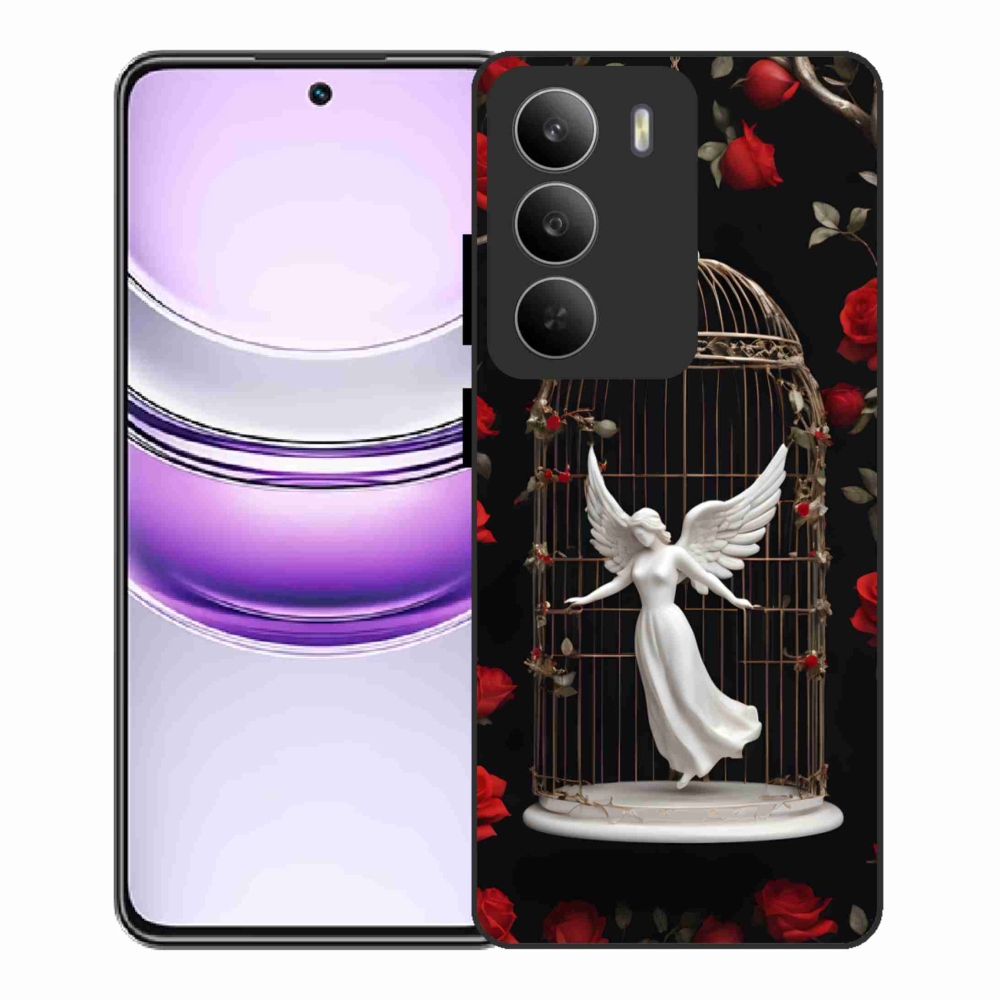 Gelový kryt mmCase na Realme 14x 5G - uvězněný anděl