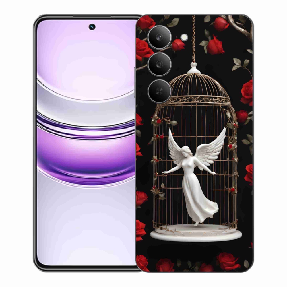 Gelový kryt mmCase na Realme 14x 5G - uvězněný anděl