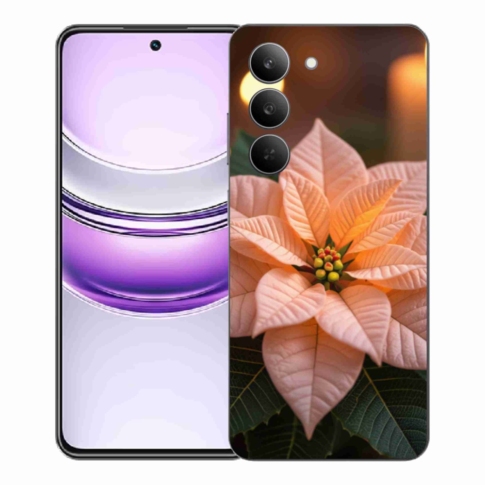 Gelový kryt mmCase na Realme 14x 5G - vánoční hvězda