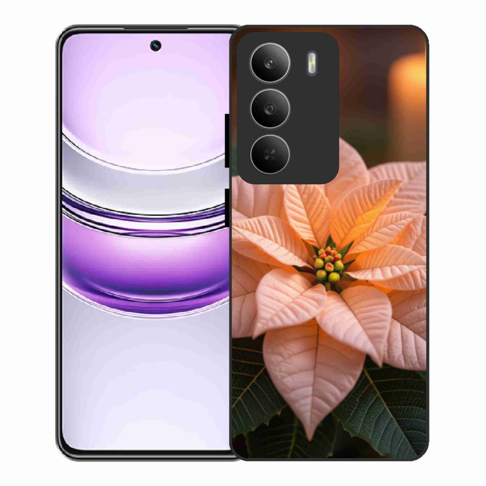 Gelový kryt mmCase na Realme 14x 5G - vánoční hvězda