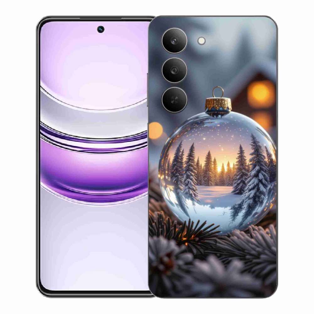 Gelový kryt mmCase na Realme 14x 5G - vánoční ozdoba