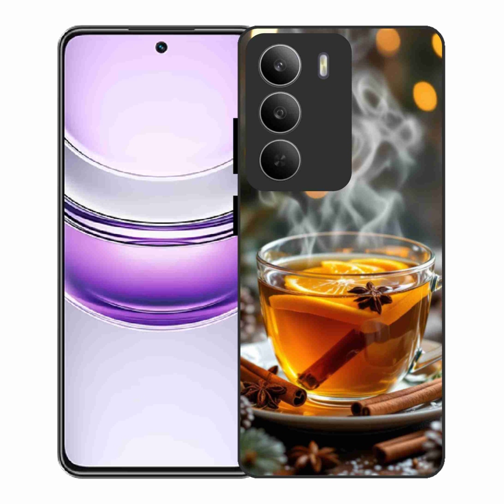 Gelový kryt mmCase na Realme 14x 5G - vánoční punč