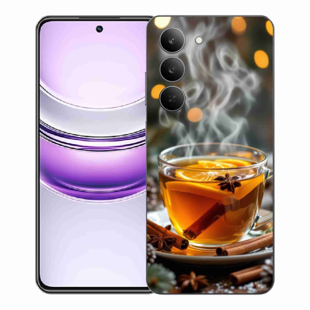 Gelový kryt mmCase na Realme 14x 5G - vánoční punč