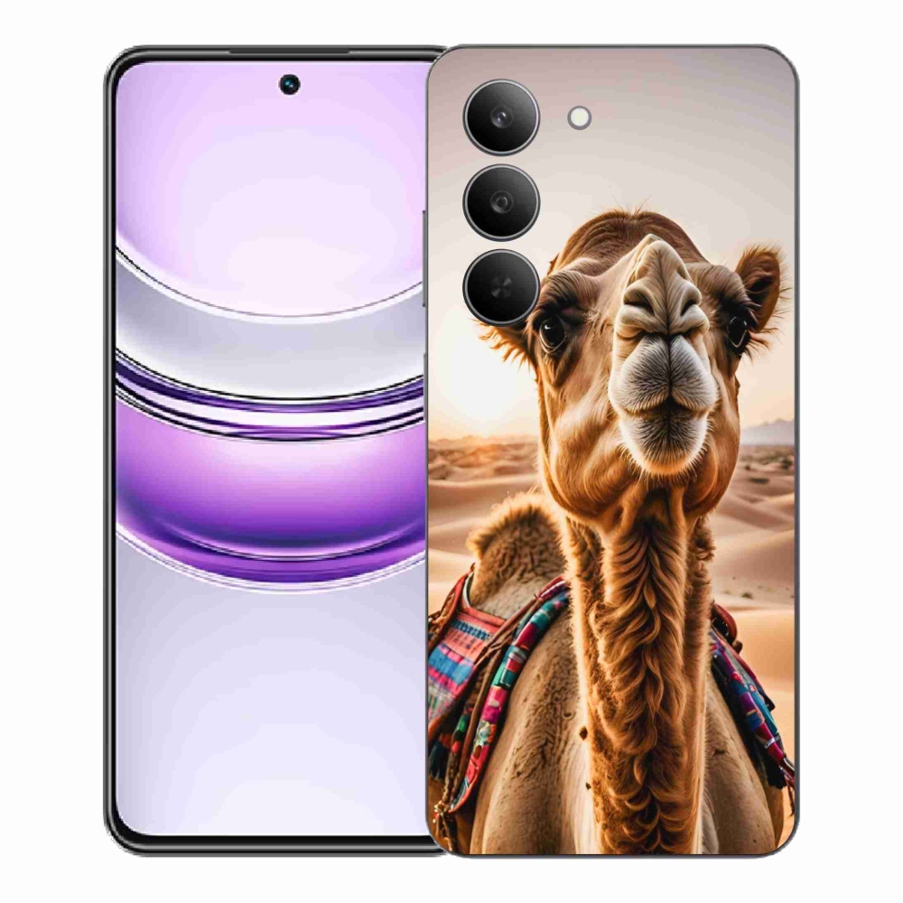 Gelový kryt mmCase na Realme 14x 5G - velbloud