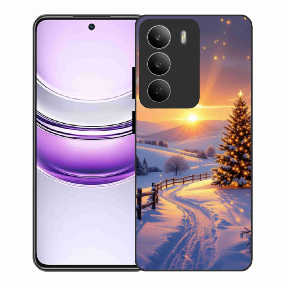 Gelový kryt mmCase na Realme 14x 5G - zimní krajina