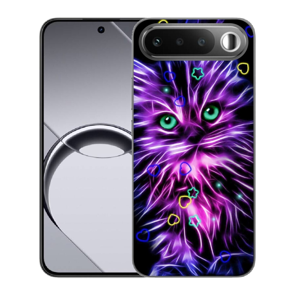 Gelový kryt mmCase na Realme 16 5G - abstraktní kočka