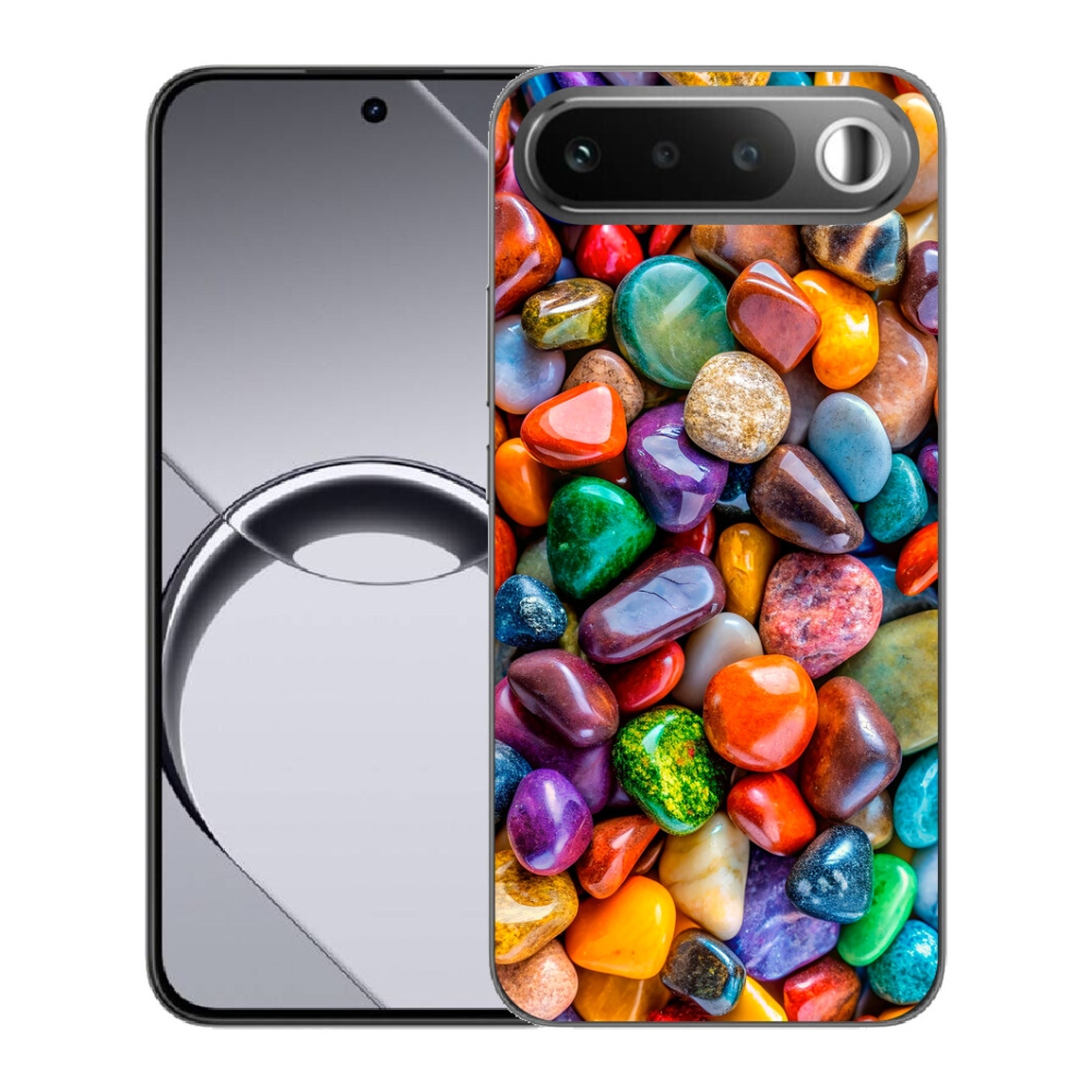Gelový kryt mmCase na Realme 16 5G - barevné kamínky
