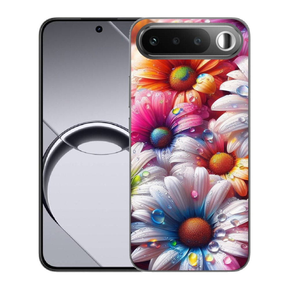 Gelový kryt mmCase na Realme 16 5G - barevné kopretiny