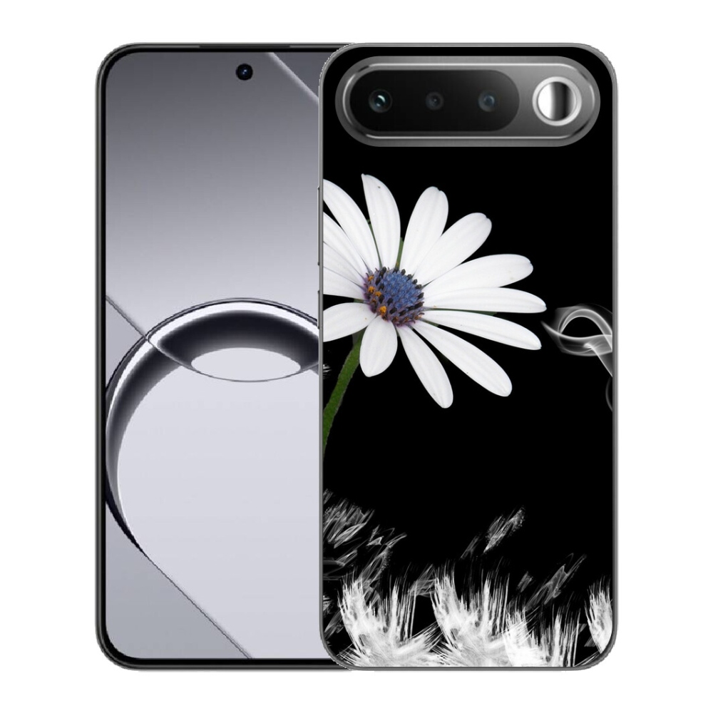 Gelový kryt mmCase na Realme 16 5G - bílá květina
