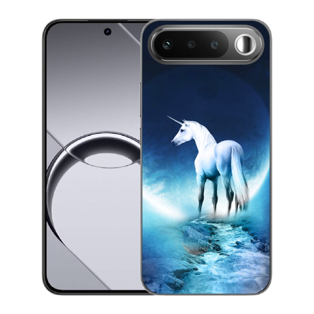 Gelový kryt mmCase na Realme 16 5G - bílý jednorožec