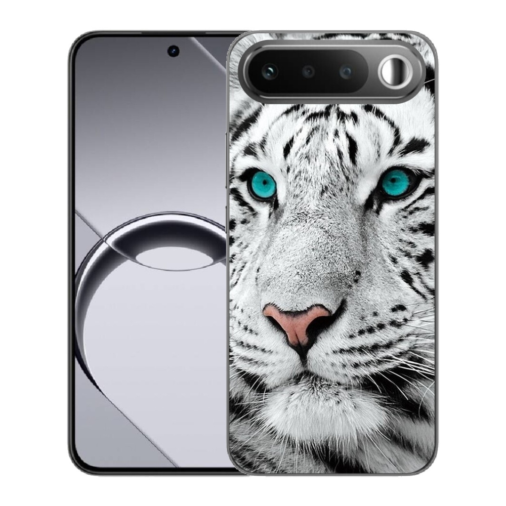 Gelový kryt mmCase na Realme 16 5G - bílý tygr