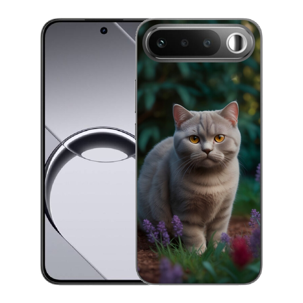 Gelový kryt mmCase na Realme 16 5G - britská kočka