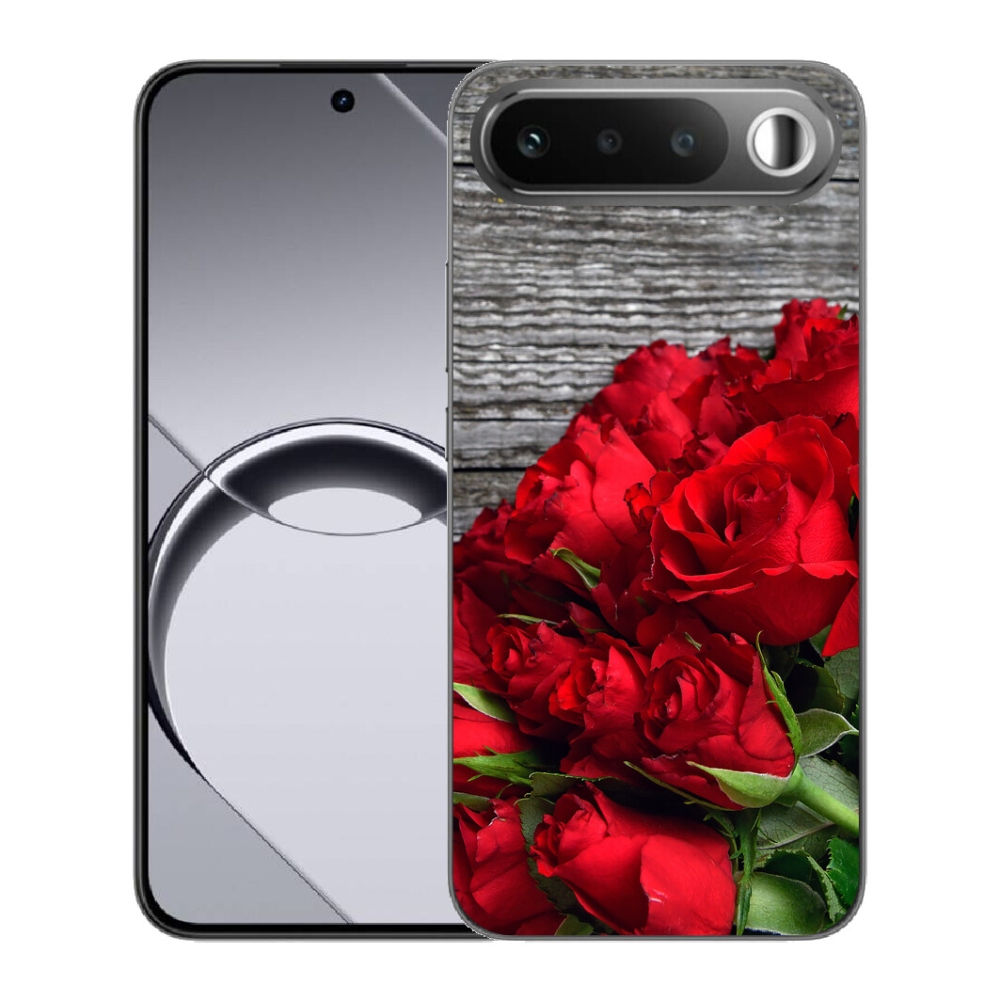 Gelový kryt mmCase na Realme 16 5G - červené růže